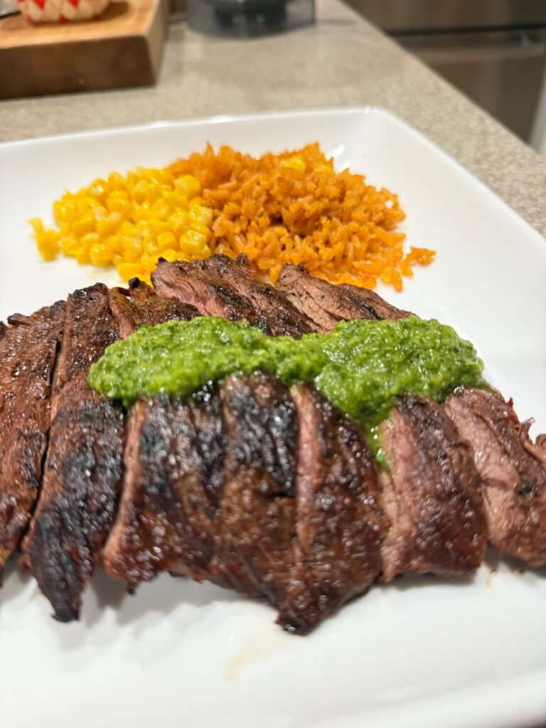Chimichurri steak in Tampa for catering