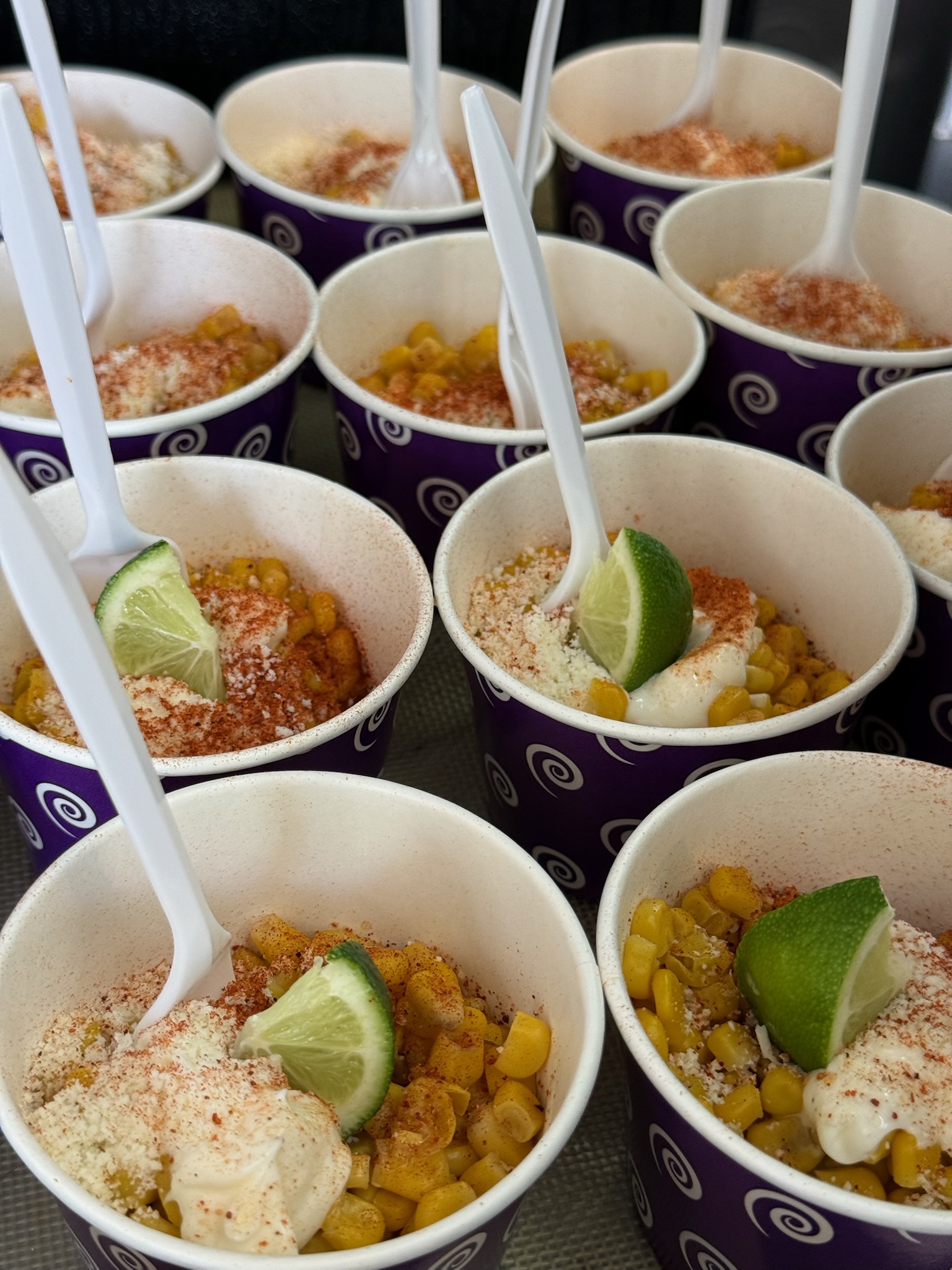 Mexican street corn in Tampa Florida