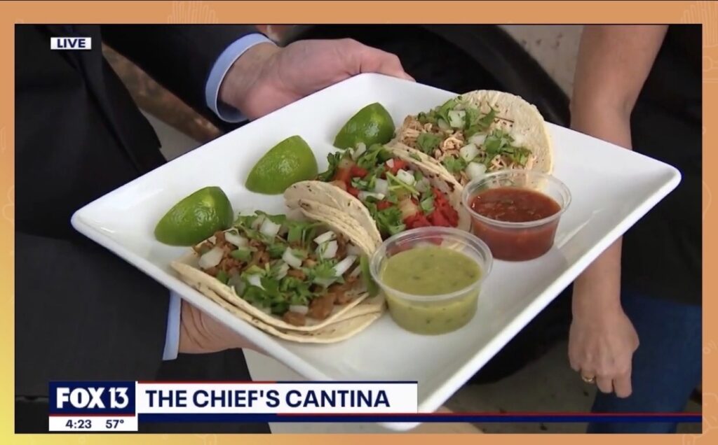 The Chief’s Cantina featured on the news
